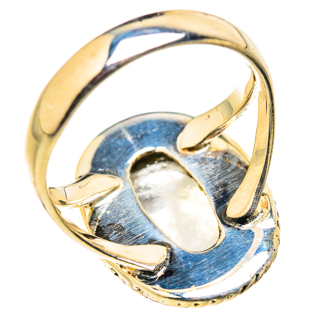 Rainbow Moonstone Rings handcrafted by Anasilvercos - RING129329 - Photo 3