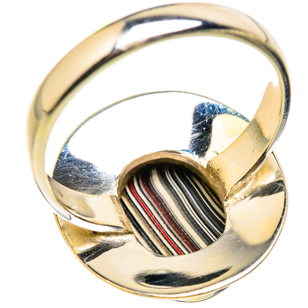 Fordite Rings handcrafted by Anasilvercos - RING129360 - Photo 3