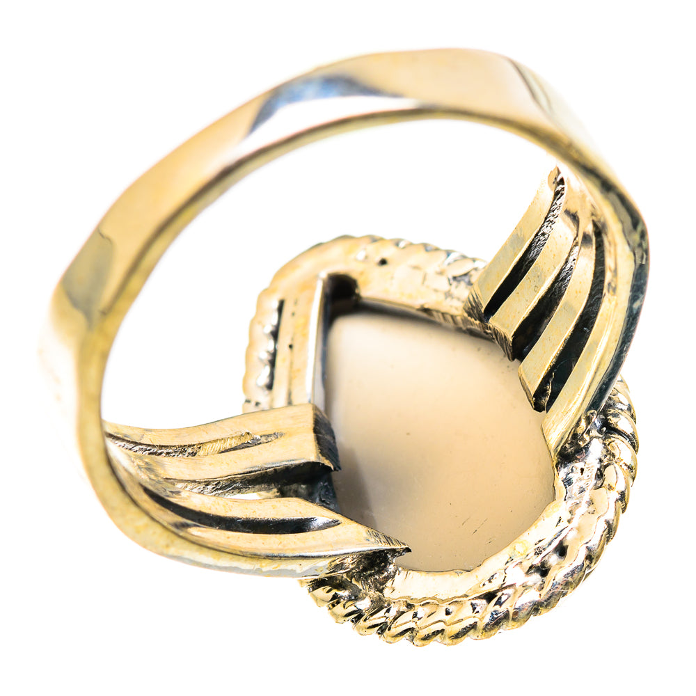 Chocolate Moonstone Rings handcrafted by Anasilvercos - RING129396 - Photo 3