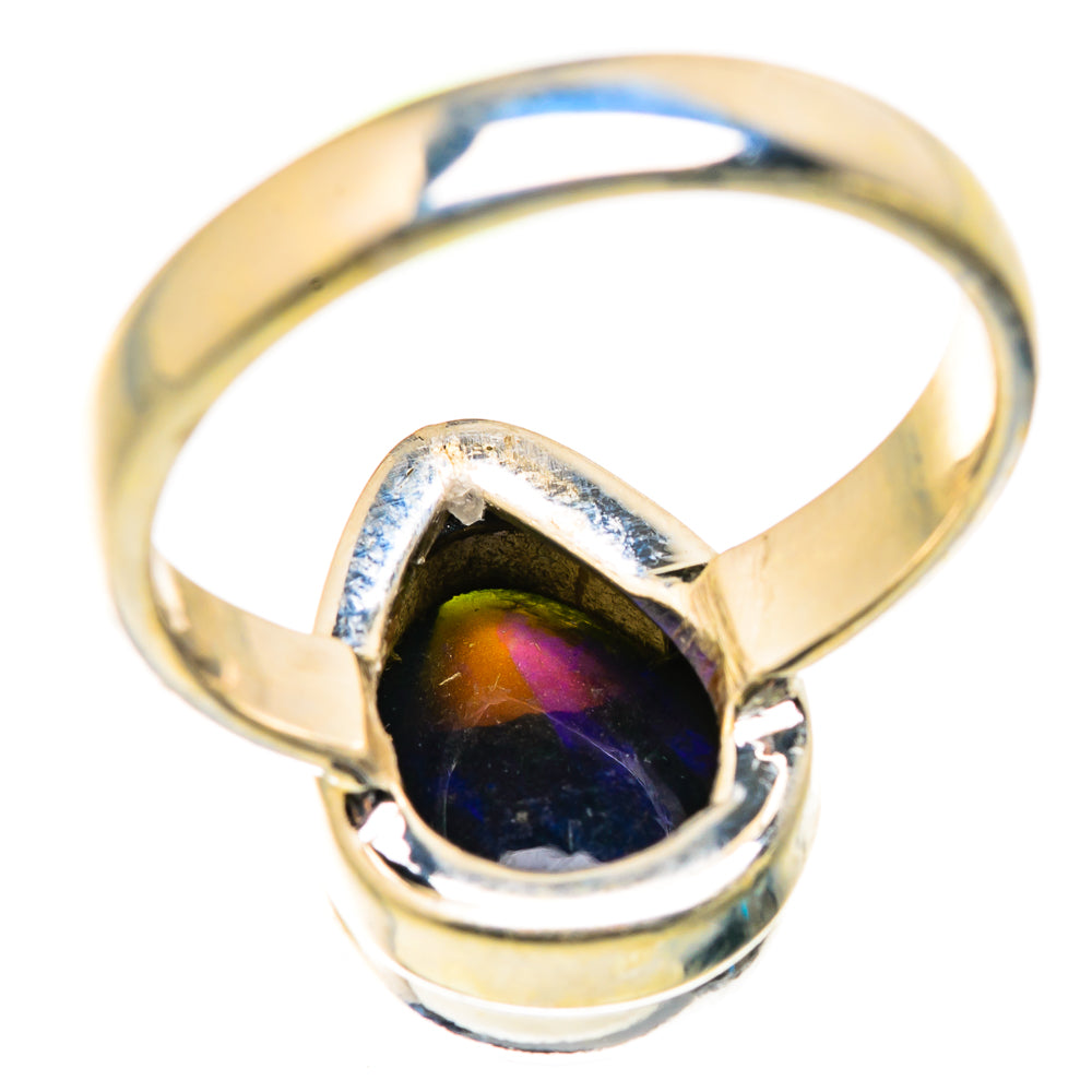 Black Opal Rings handcrafted by Anasilvercos - RING129445 - Photo 3