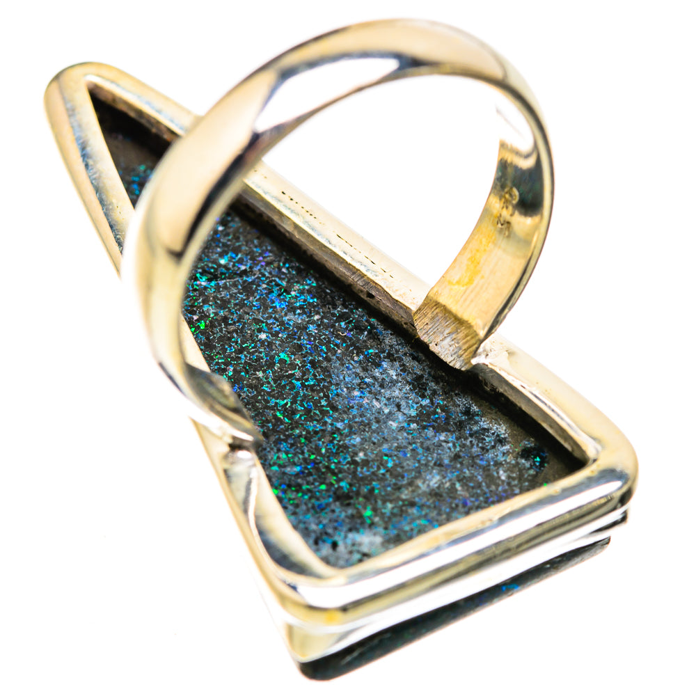 Andamooka Opal Rings handcrafted by Anasilvercos - RING129472 - Photo 3