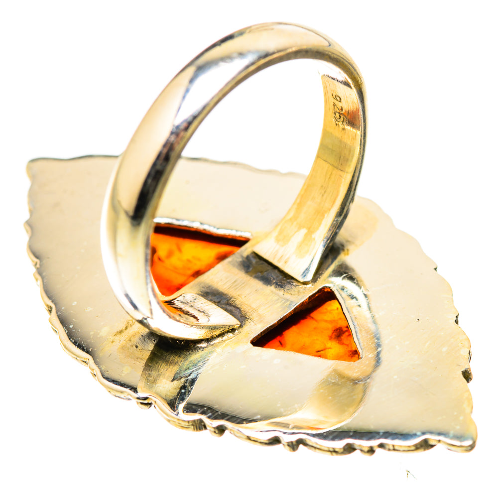 Baltic Amber Rings handcrafted by Anasilvercos - RING129480 - Photo 3