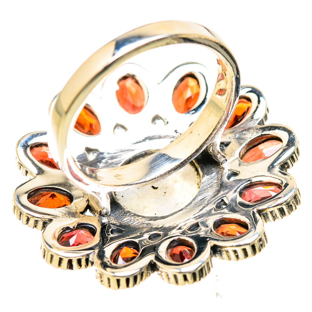 Rainbow Moonstone Rings handcrafted by Anasilvercos - RING129481 - Photo 3