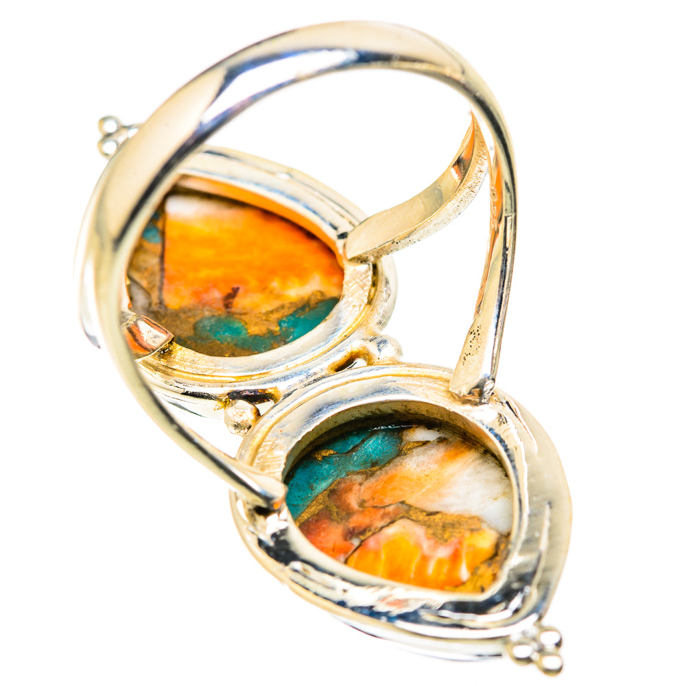 Spiny Oyster Turquoise Rings handcrafted by Anasilvercos - RING129487 - Photo 3