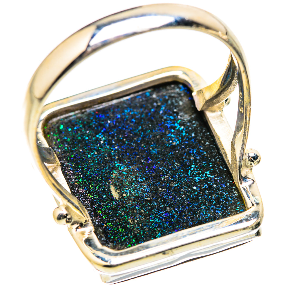 Andamooka Opal Rings handcrafted by Anasilvercos - RING129491 - Photo 3