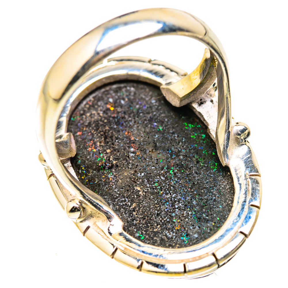 Andamooka Opal Rings handcrafted by Anasilvercos - RING129505 - Photo 3