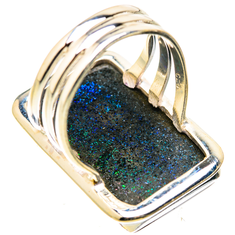 Andamooka Opal Rings handcrafted by Anasilvercos - RING129506 - Photo 3
