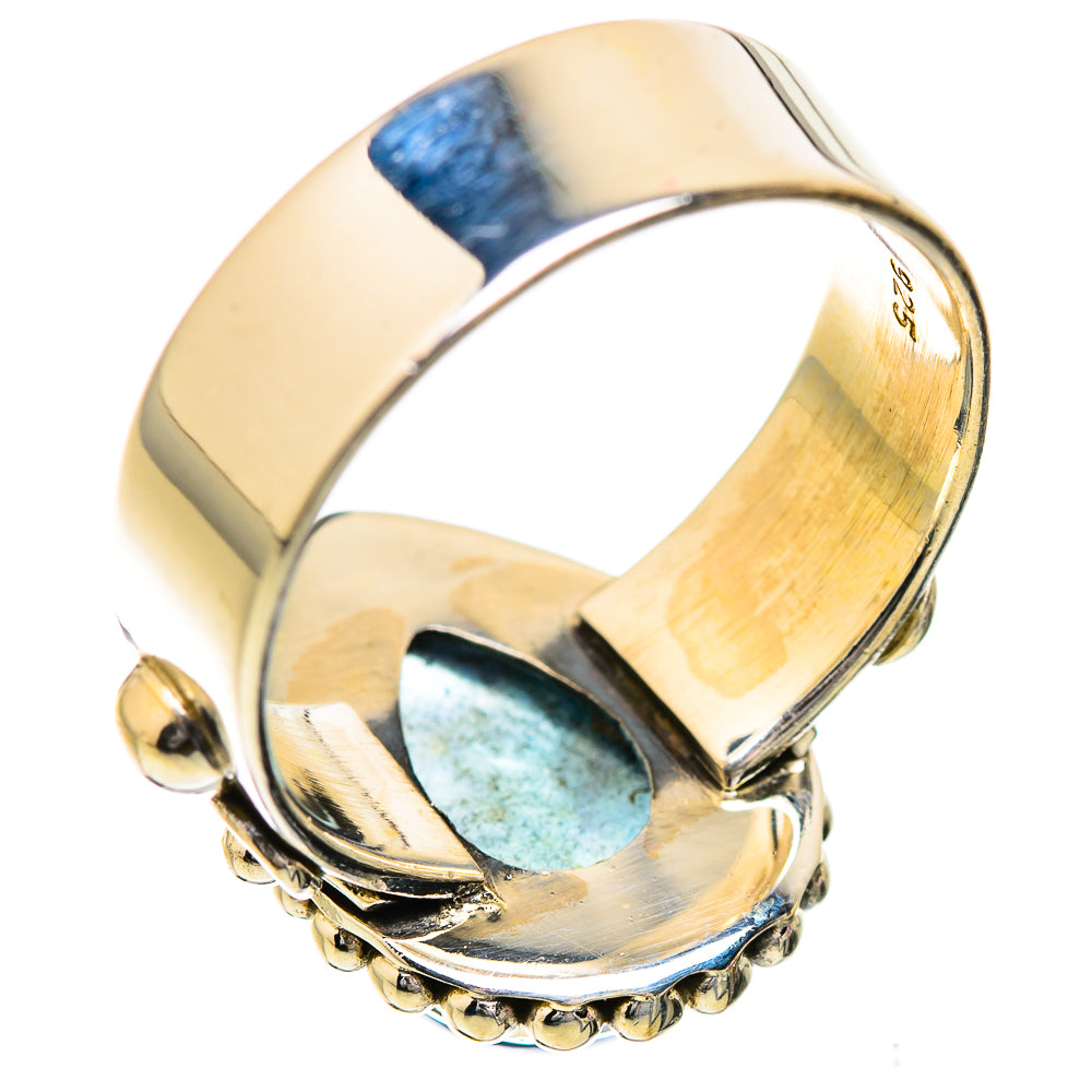 Blue Fluorite Rings handcrafted by Anasilvercos - RING129510 - Photo 3