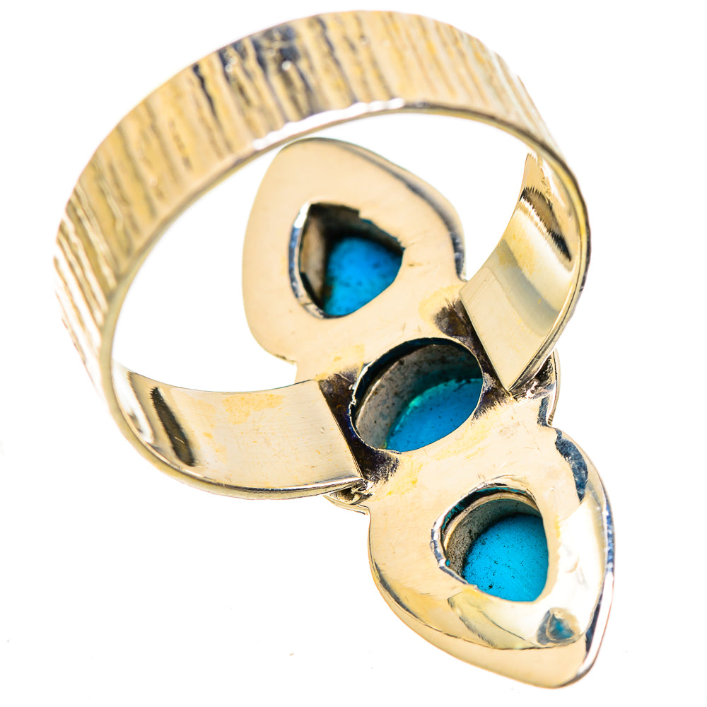 Sleeping Beauty Turquoise Rings handcrafted by Anasilvercos - RING129513 - Photo 3