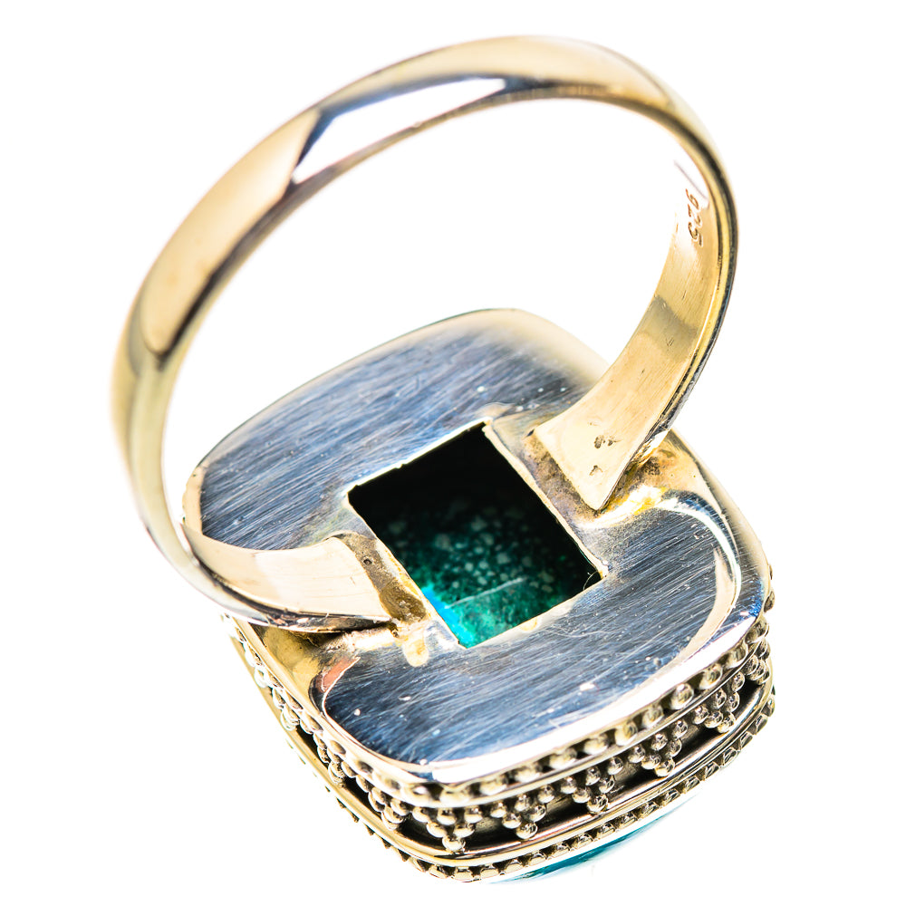 Malachite In Chrysocolla Rings handcrafted by Anasilvercos - RING129514 - Photo 3
