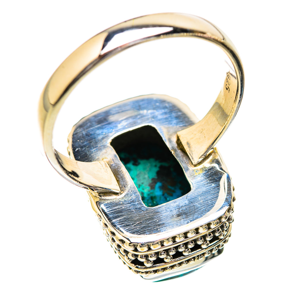 Malachite In Chrysocolla Rings handcrafted by Anasilvercos - RING129525 - Photo 3