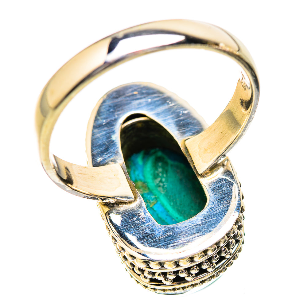 Malachite In Chrysocolla Rings handcrafted by Anasilvercos - RING129526 - Photo 3