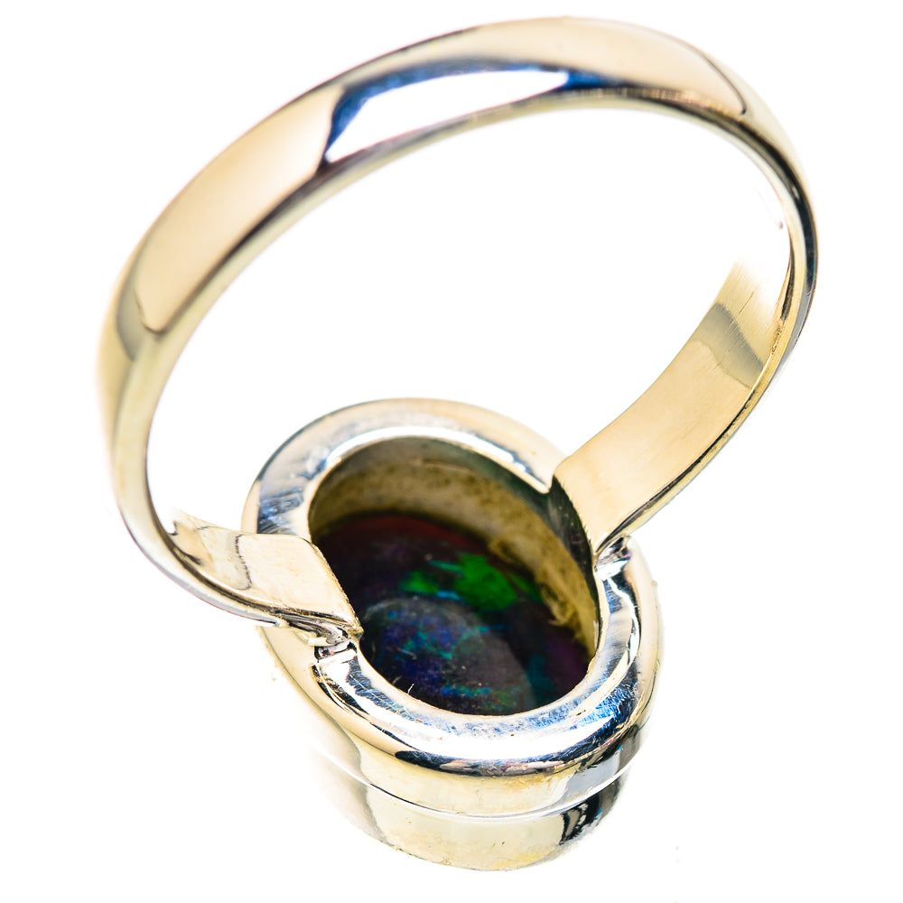 Black Opal Rings handcrafted by Anasilvercos - RING129533 - Photo 3