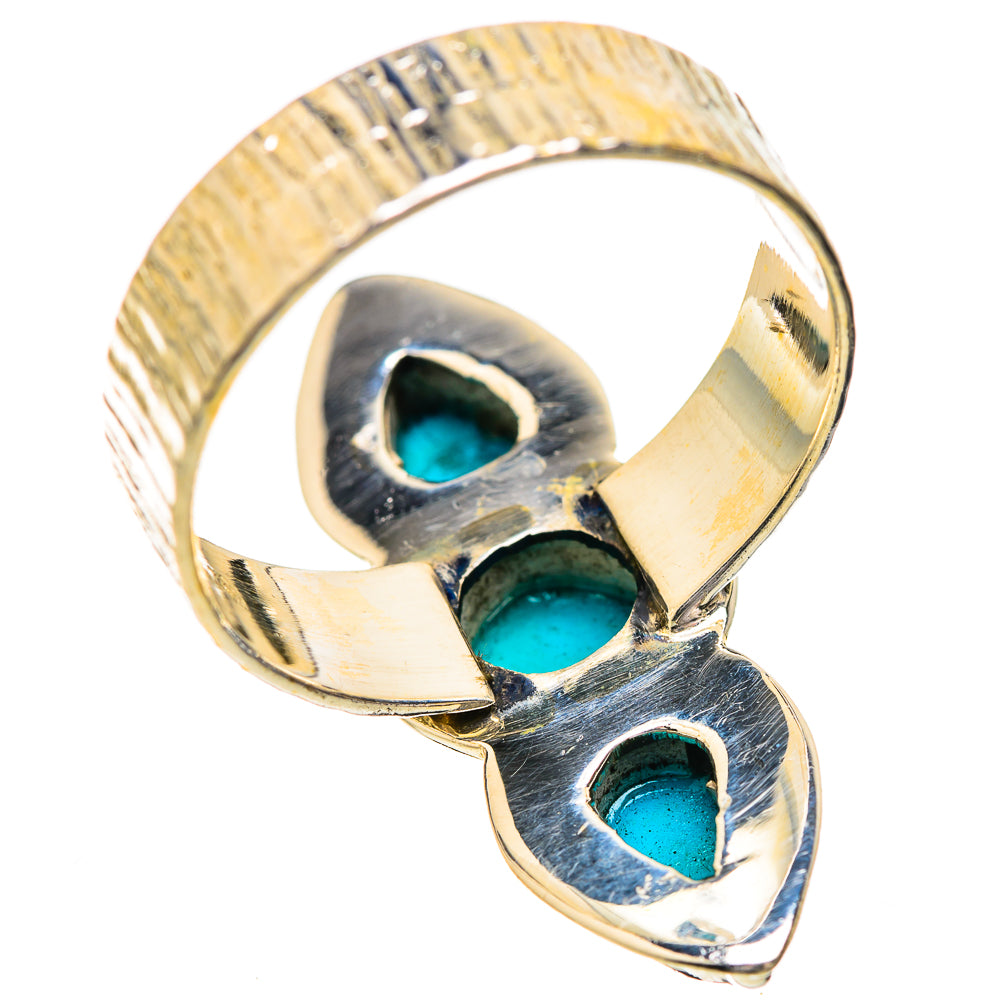 Sleeping Beauty Turquoise Rings handcrafted by Anasilvercos - RING129539 - Photo 3