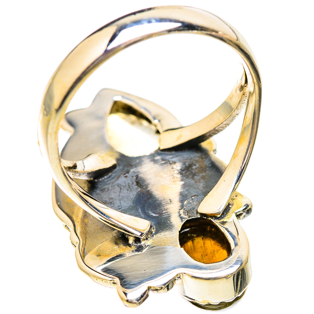 Rainbow Moonstone Rings handcrafted by Anasilvercos - RING129542 - Photo 3