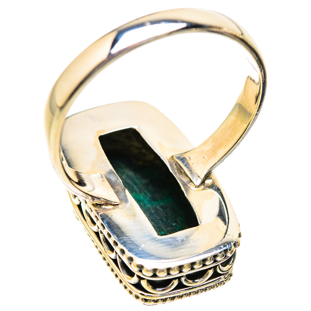 Malachite In Chrysocolla Rings handcrafted by Anasilvercos - RING129550 - Photo 3