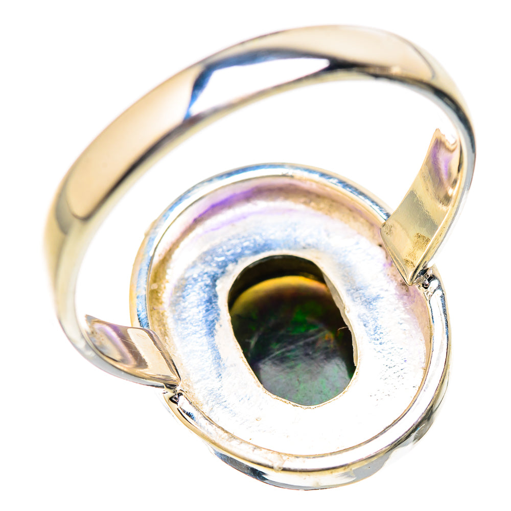 Black Opal Rings handcrafted by Anasilvercos - RING129557 - Photo 3