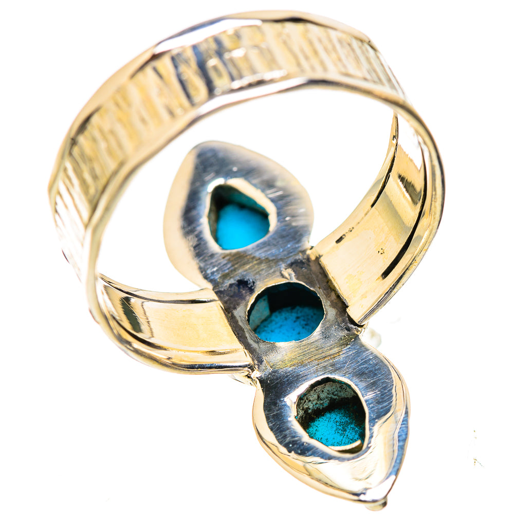 Sleeping Beauty Turquoise Rings handcrafted by Anasilvercos - RING129562 - Photo 3