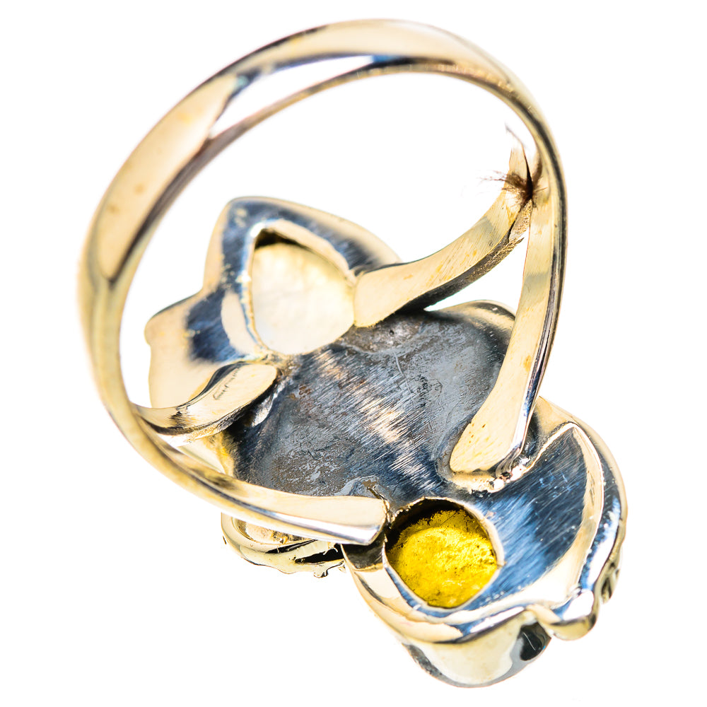 Rainbow Moonstone Rings handcrafted by Anasilvercos - RING129566 - Photo 3