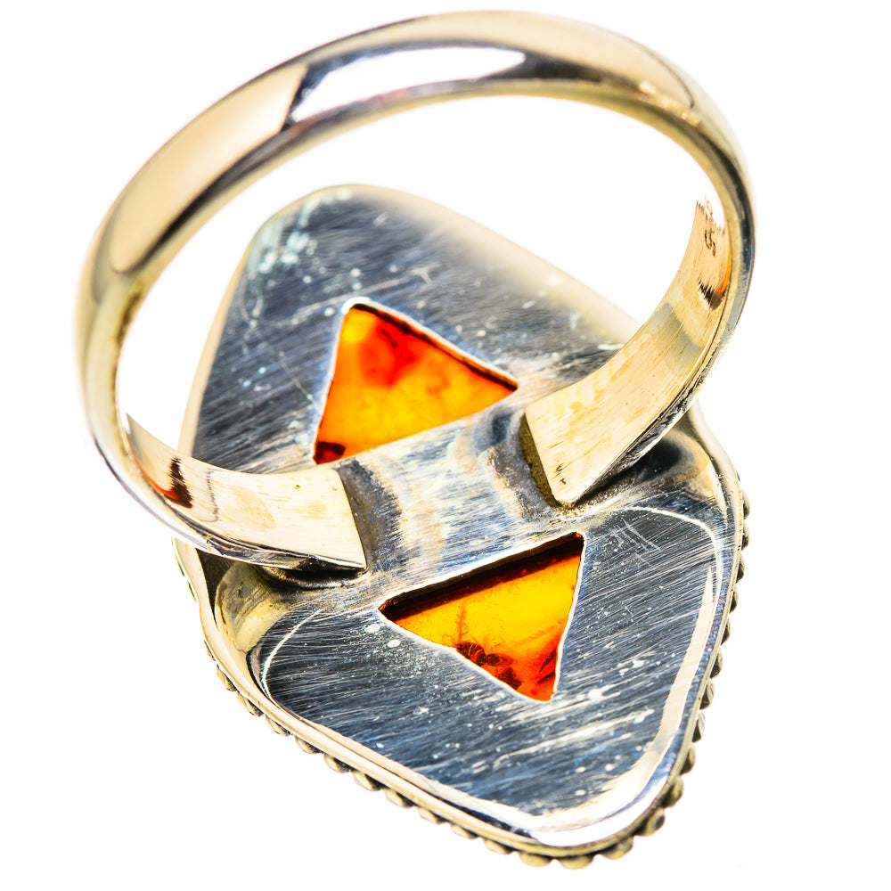 Baltic Amber Rings handcrafted by Anasilvercos - RING129568 - Photo 3