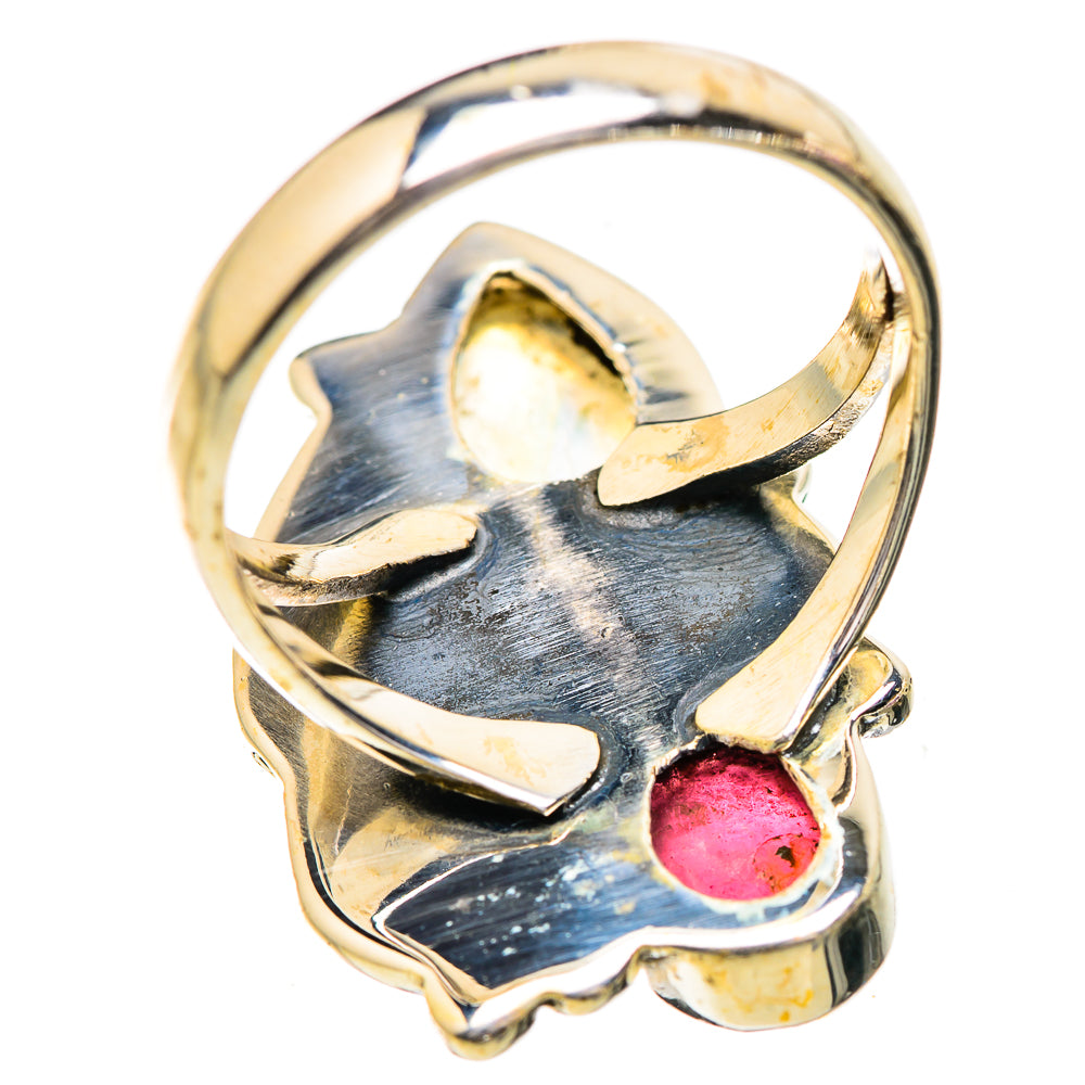 Rainbow Moonstone Rings handcrafted by Anasilvercos - RING129569 - Photo 3