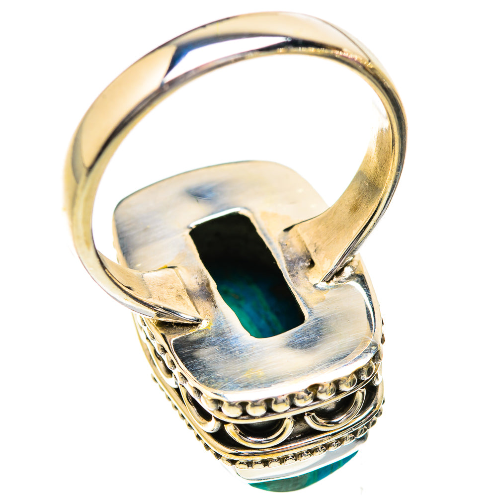 Malachite In Chrysocolla Rings handcrafted by Anasilvercos - RING129574 - Photo 3