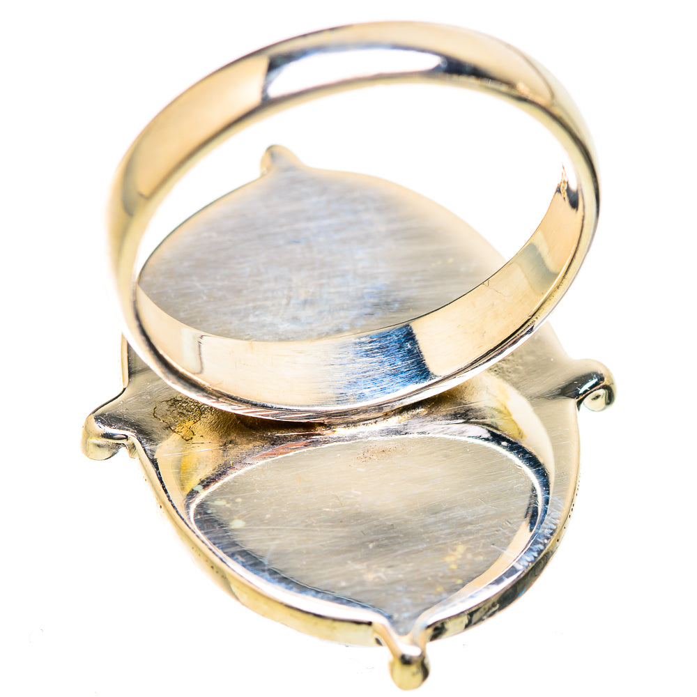 Rainbow Moonstone Rings handcrafted by Anasilvercos - RING129586 - Photo 3