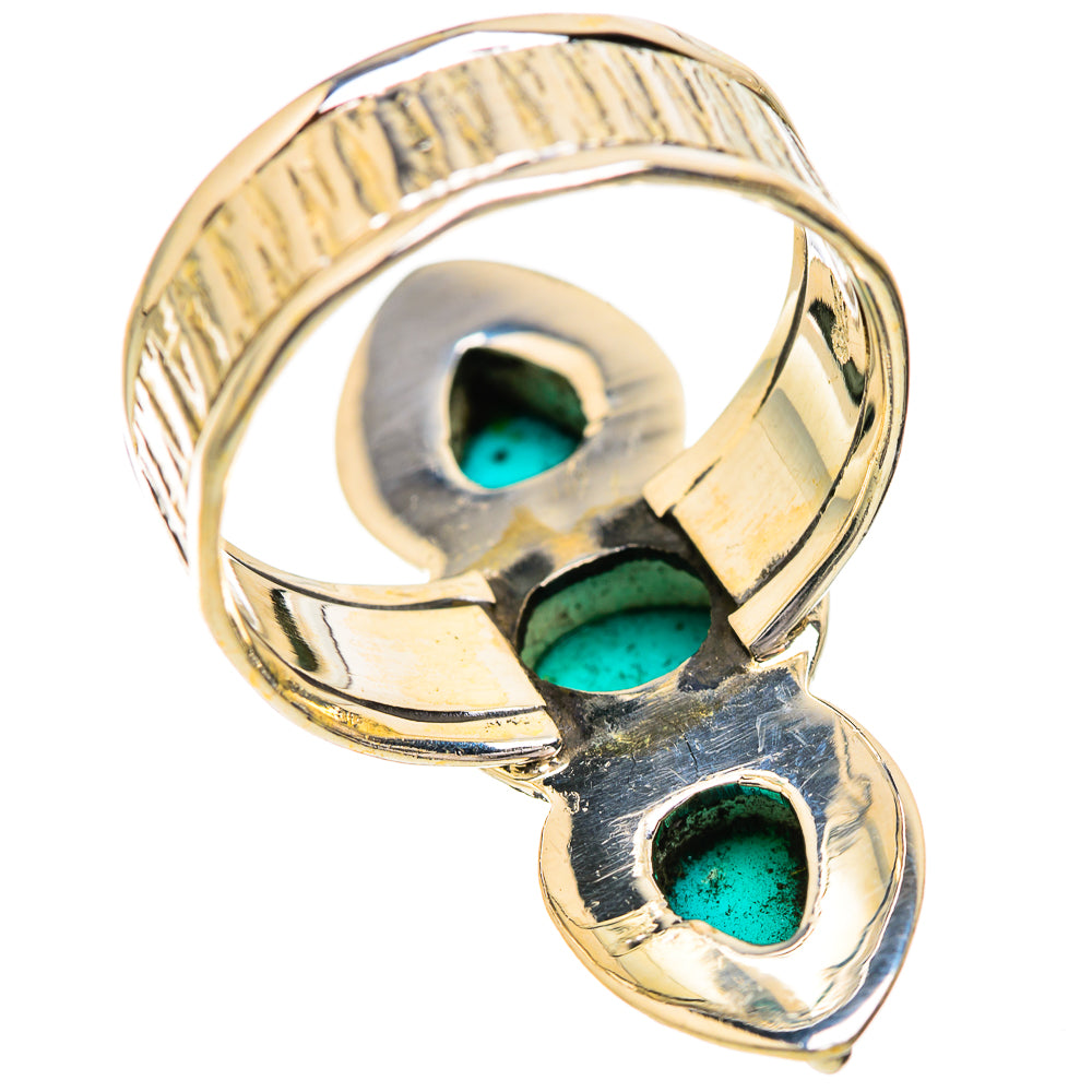 Sleeping Beauty Turquoise Rings handcrafted by Anasilvercos - RING129607 - Photo 3