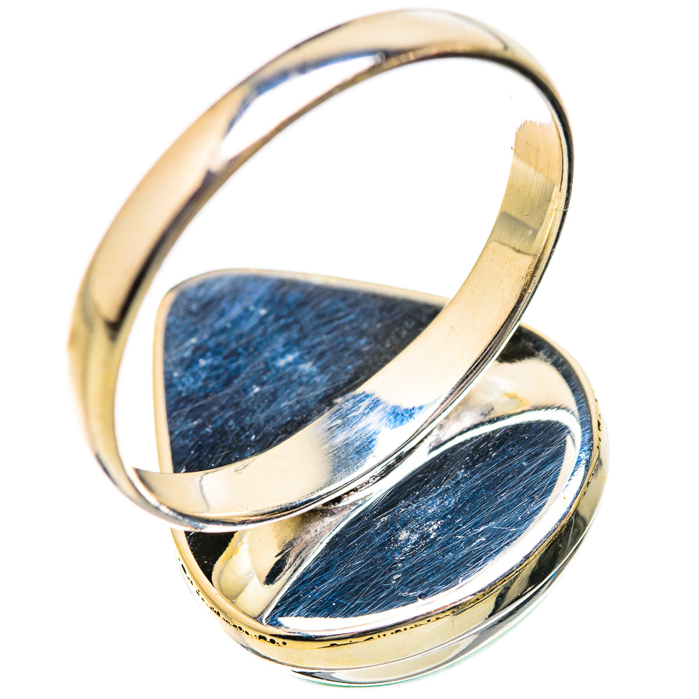 Green Moonstone Rings handcrafted by Anasilvercos - RING129611 - Photo 3