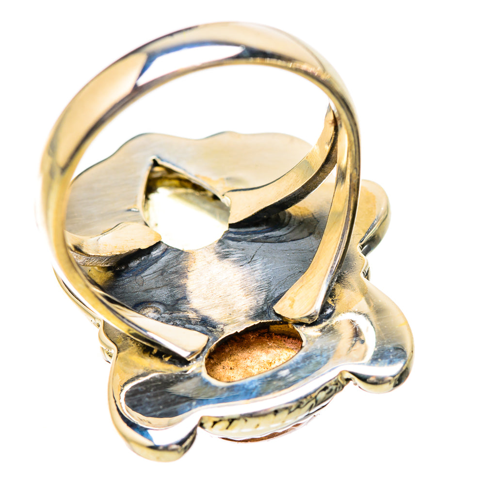 Rainbow Moonstone Rings handcrafted by Anasilvercos - RING129617 - Photo 3