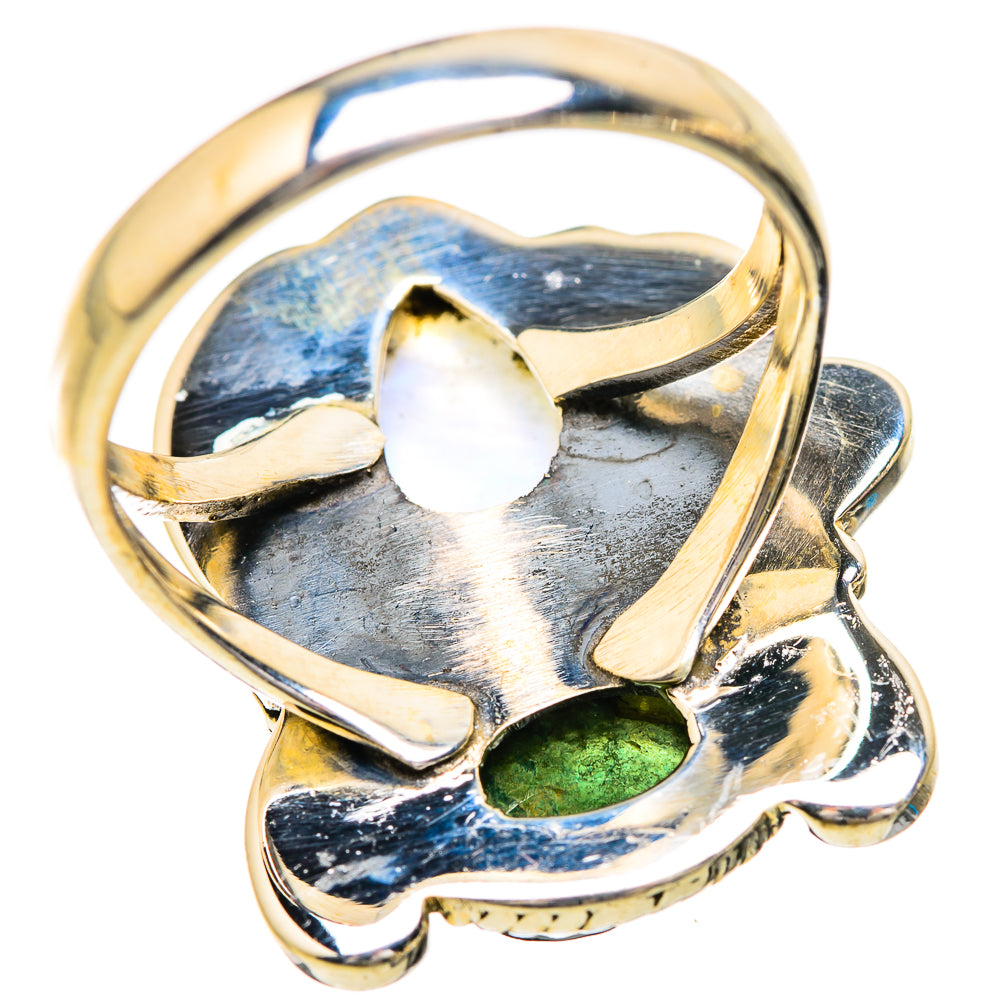 Rainbow Moonstone Rings handcrafted by Anasilvercos - RING129631 - Photo 3