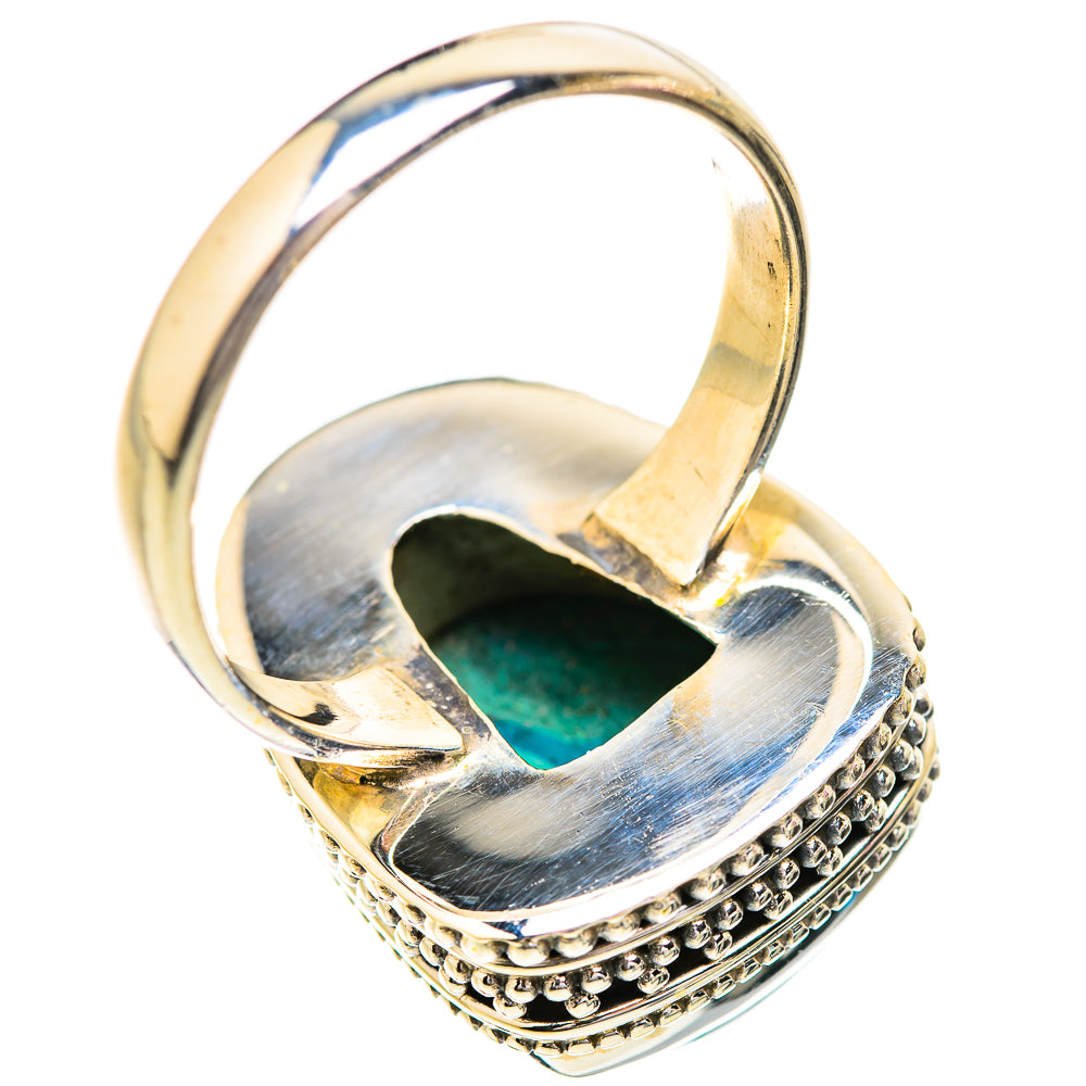Malachite In Chrysocolla Rings handcrafted by Anasilvercos - RING129634 - Photo 3