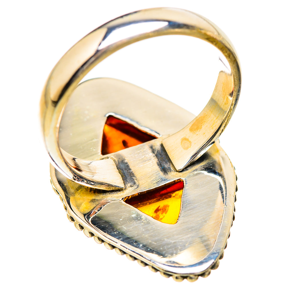 Baltic Amber Rings handcrafted by Anasilvercos - RING129641 - Photo 3