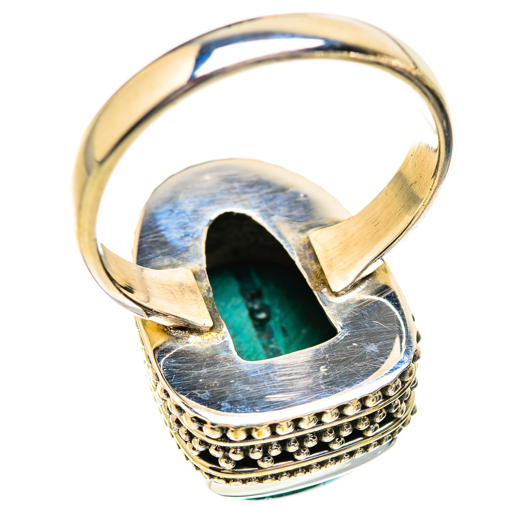 Malachite In Chrysocolla Rings handcrafted by Anasilvercos - RING129647 - Photo 3