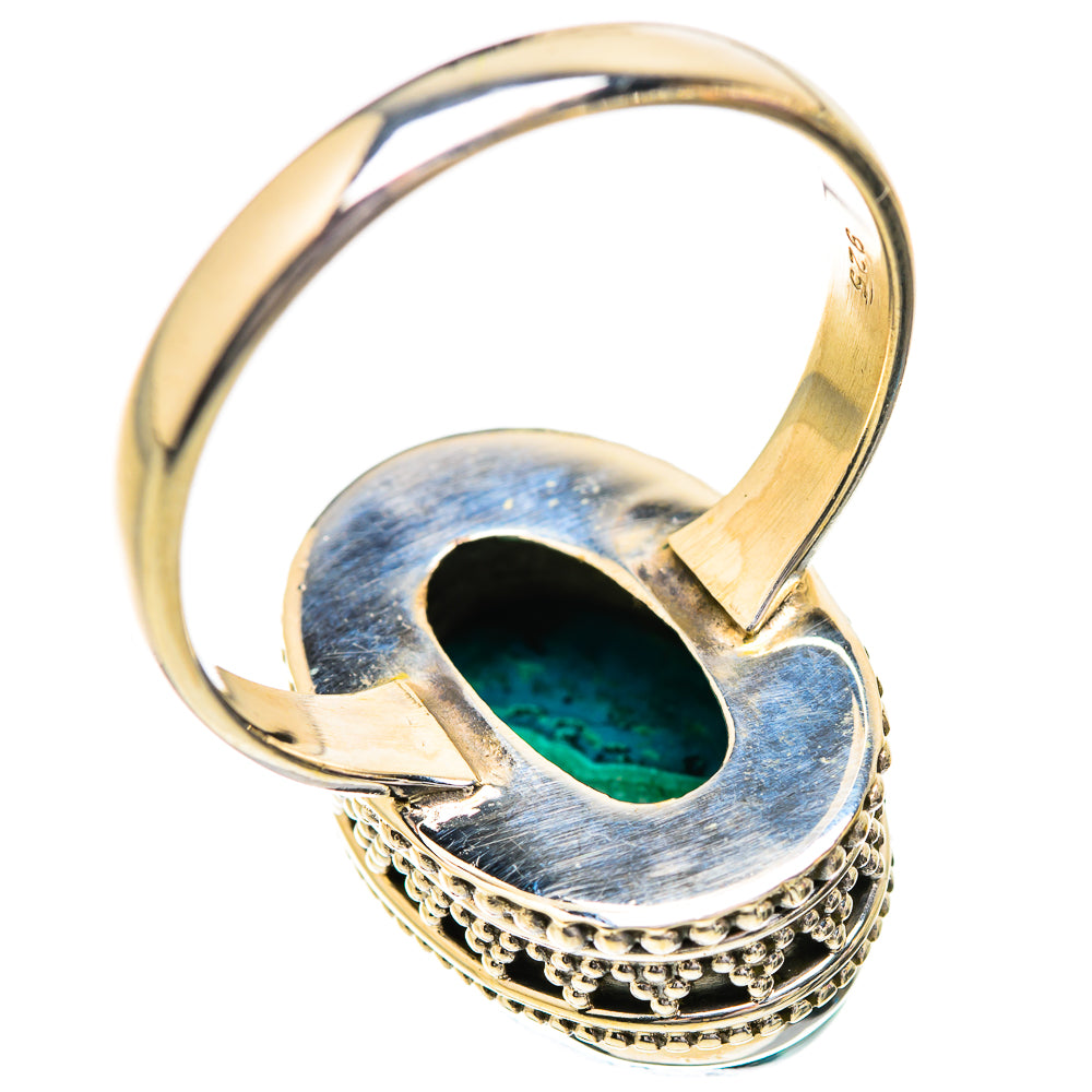 Malachite In Chrysocolla Rings handcrafted by Anasilvercos - RING129648 - Photo 3