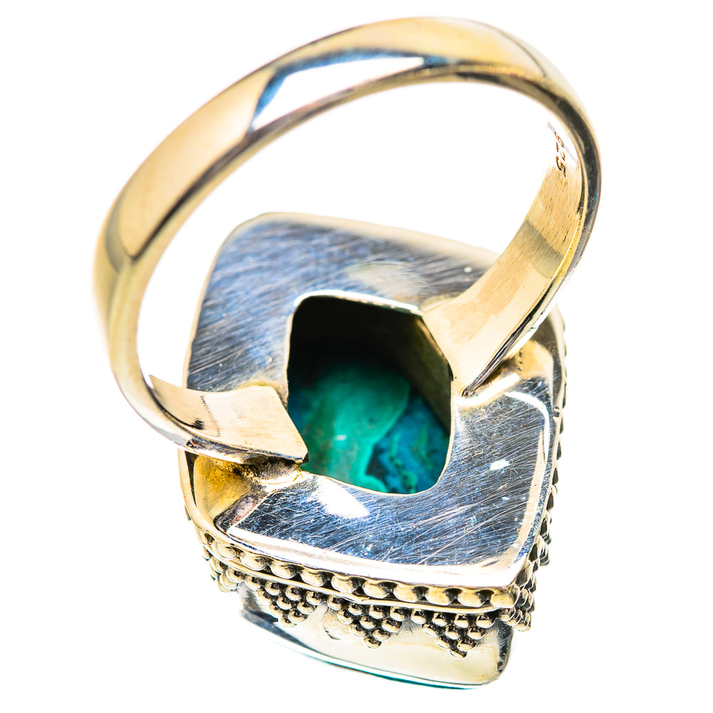 Malachite In Chrysocolla Rings handcrafted by Anasilvercos - RING129650 - Photo 3