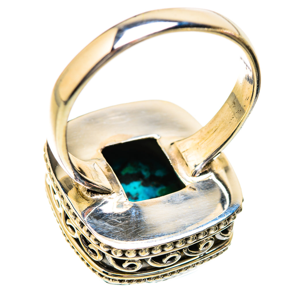 Malachite In Chrysocolla Rings handcrafted by Anasilvercos - RING129651 - Photo 3