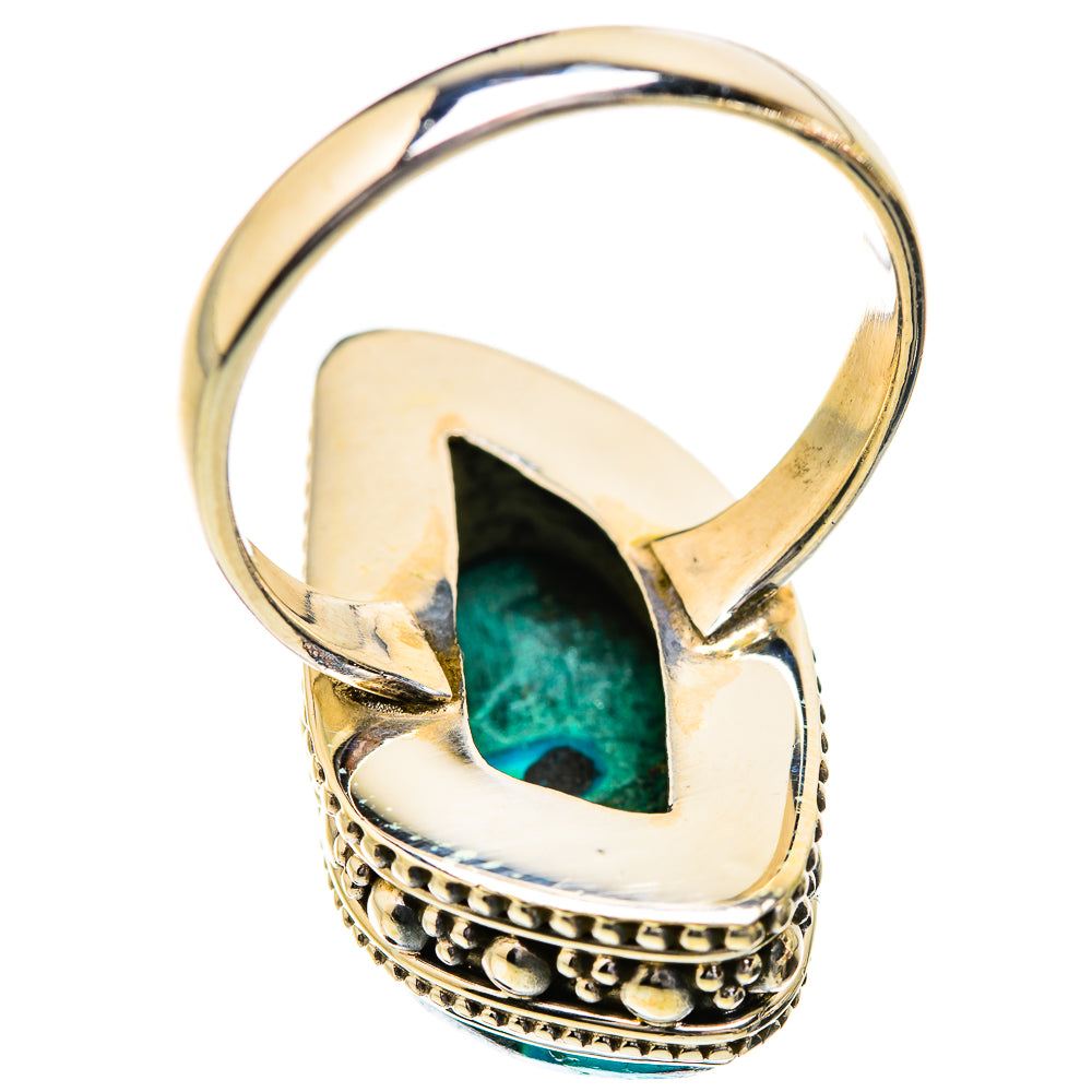 Malachite In Chrysocolla Rings handcrafted by Anasilvercos - RING129678 - Photo 3