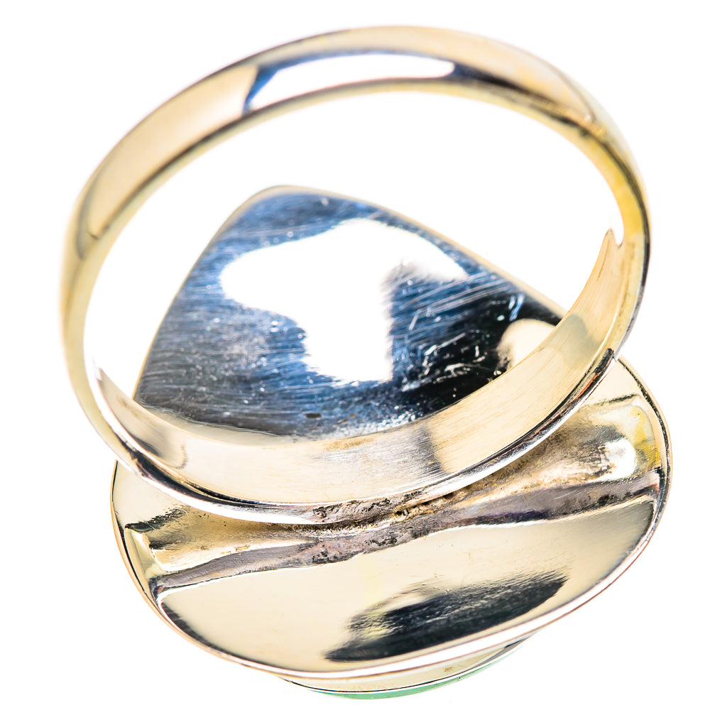 Green Moonstone Rings handcrafted by Anasilvercos - RING129687 - Photo 3