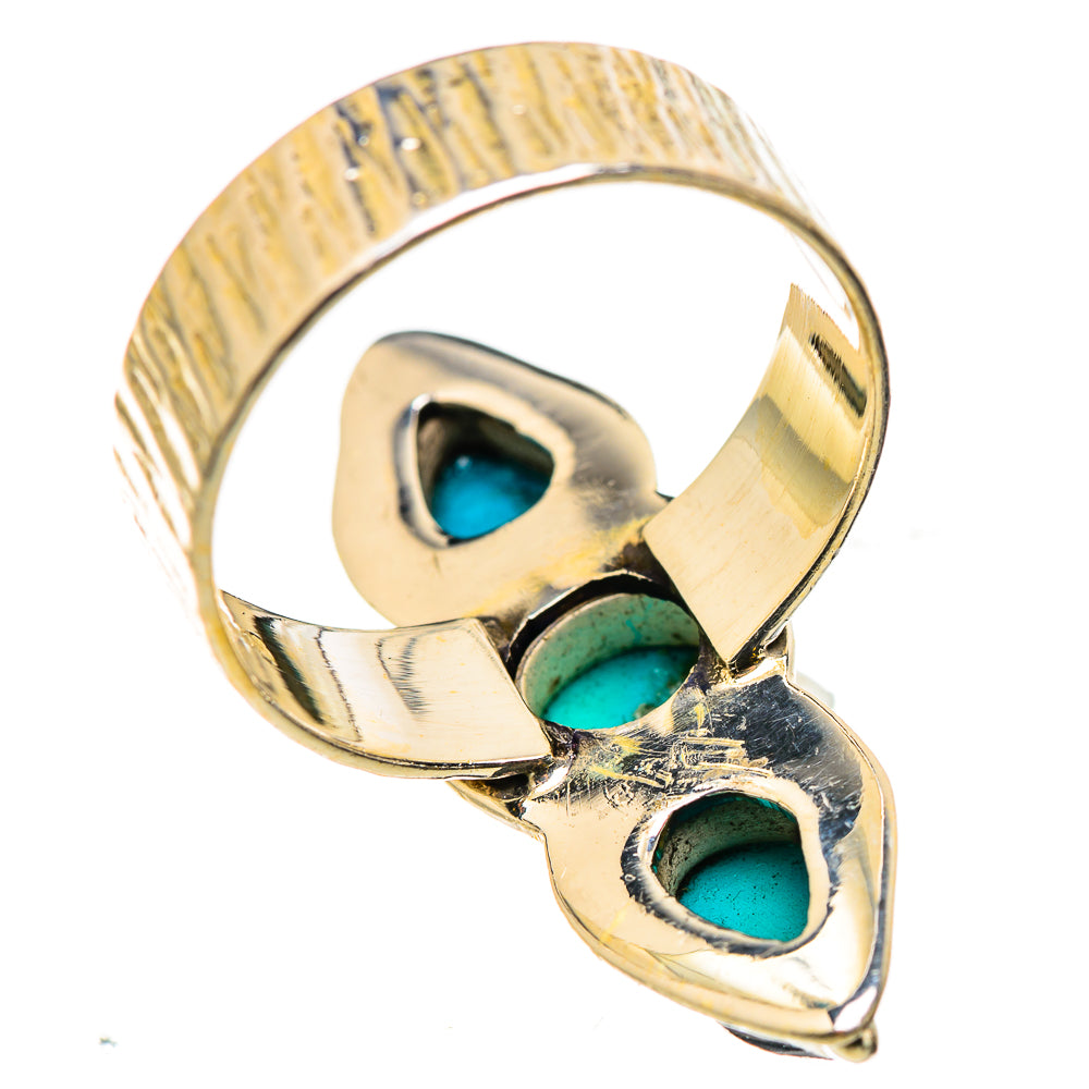Sleeping Beauty Turquoise Rings handcrafted by Anasilvercos - RING129712 - Photo 3