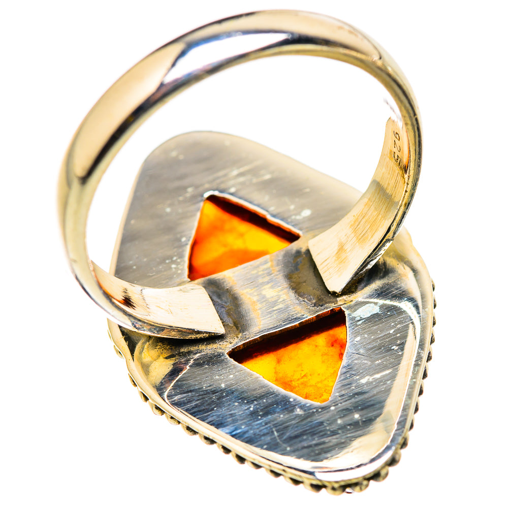Baltic Amber Rings handcrafted by Anasilvercos - RING129719 - Photo 3