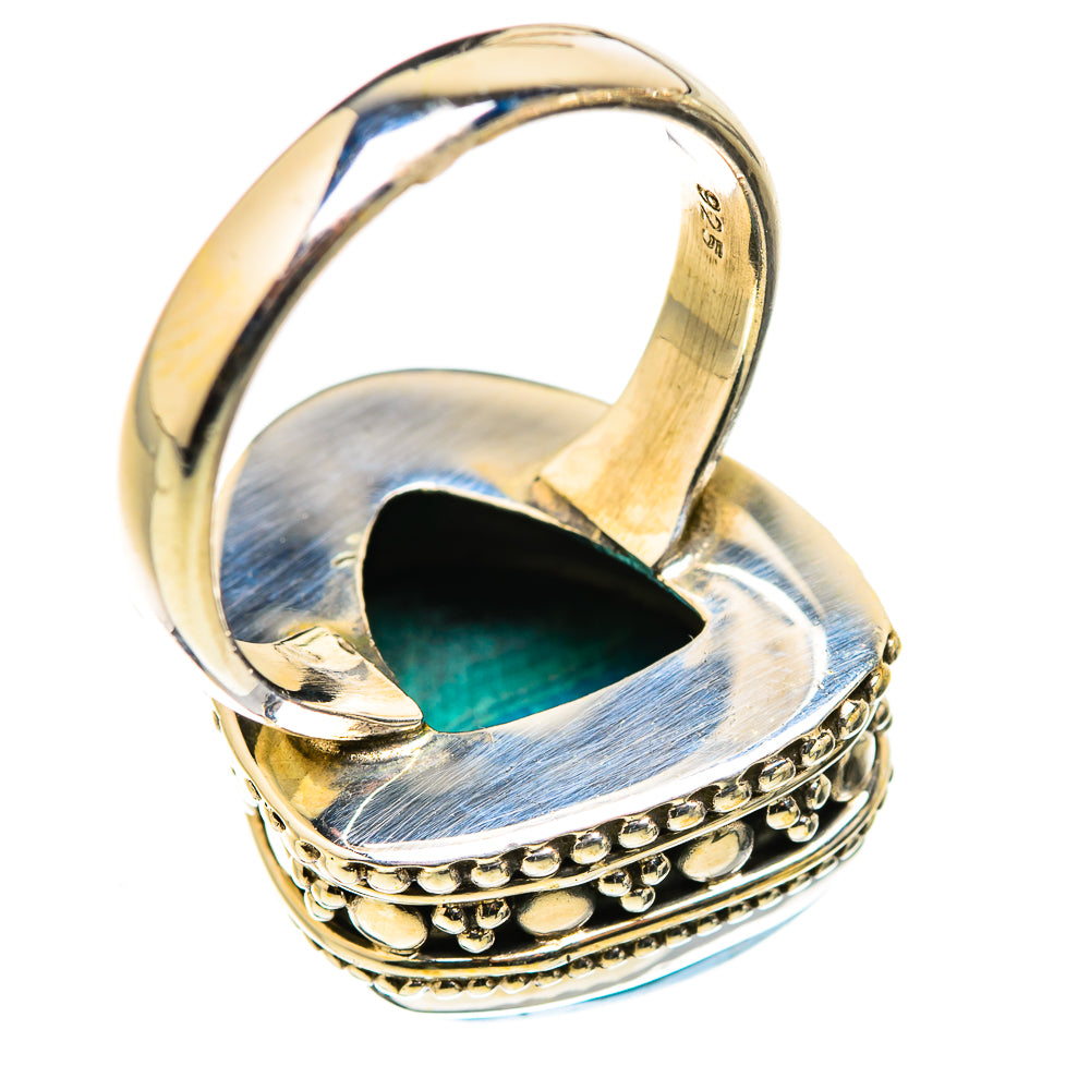 Malachite In Chrysocolla Rings handcrafted by Anasilvercos - RING129727 - Photo 3