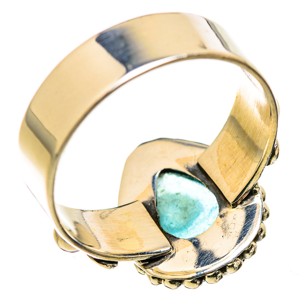 Blue Fluorite Rings handcrafted by Anasilvercos - RING129735 - Photo 3