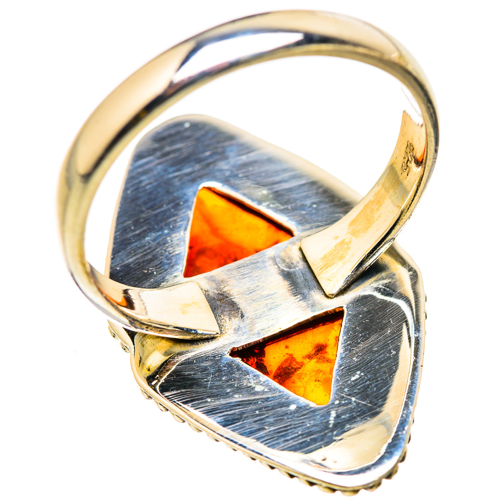 Baltic Amber Rings handcrafted by Anasilvercos - RING129743 - Photo 3