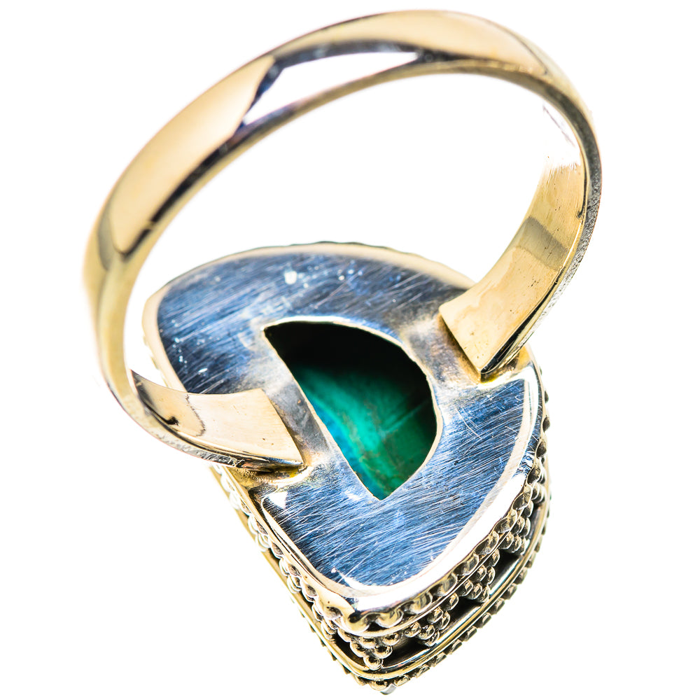 Malachite In Chrysocolla Rings handcrafted by Anasilvercos - RING129753 - Photo 3
