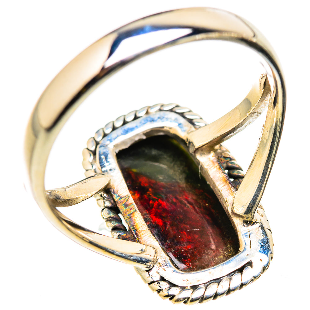 Black Opal Rings handcrafted by Anasilvercos - RING129755 - Photo 3