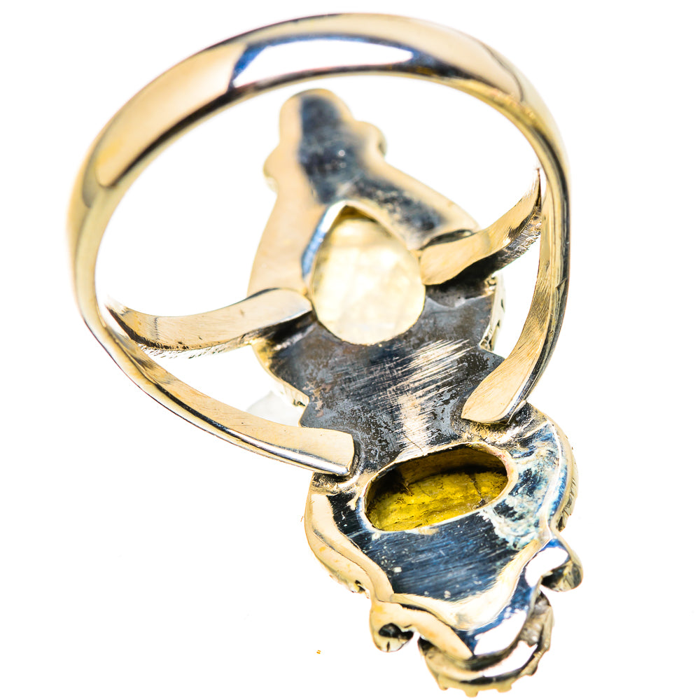 Rainbow Moonstone Rings handcrafted by Anasilvercos - RING129765 - Photo 3
