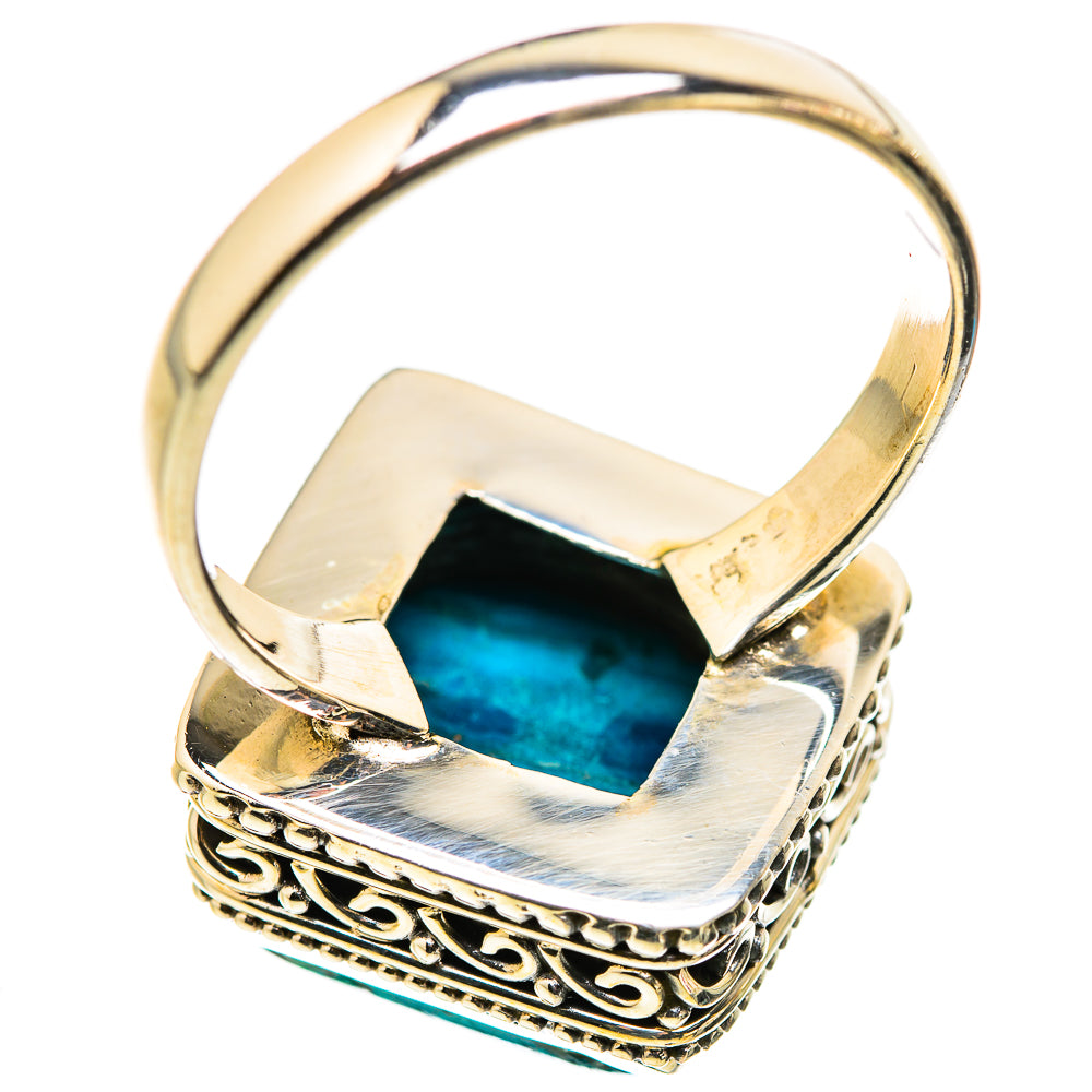 Malachite In Chrysocolla Rings handcrafted by Anasilvercos - RING129777 - Photo 3
