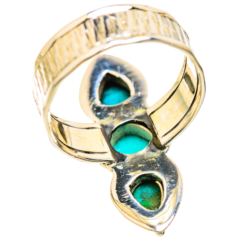 Sleeping Beauty Turquoise Rings handcrafted by Anasilvercos - RING129809 - Photo 3