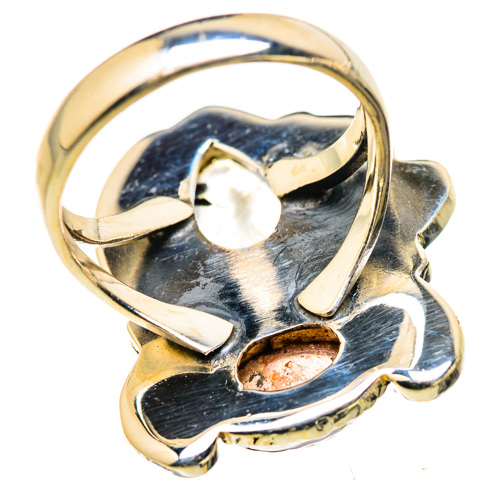 Rainbow Moonstone Rings handcrafted by Anasilvercos - RING129817 - Photo 3